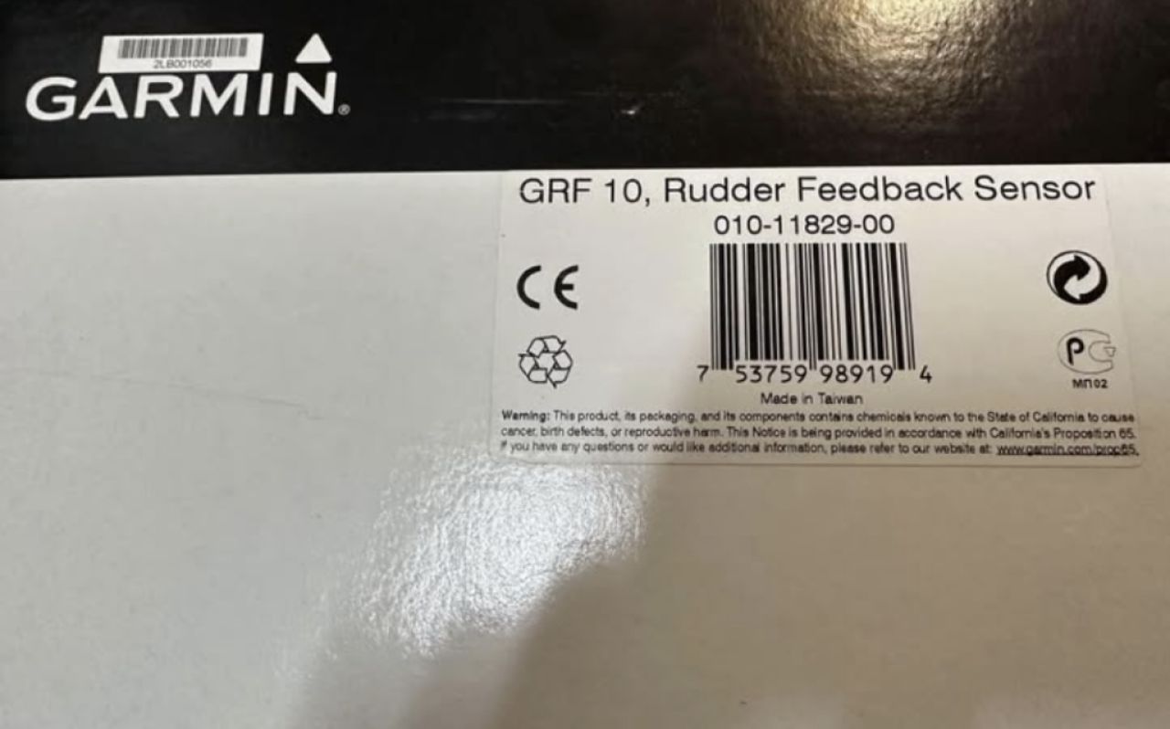 Rudder feedback sensor