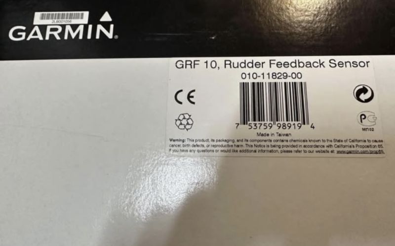 Rudder feedback sensor