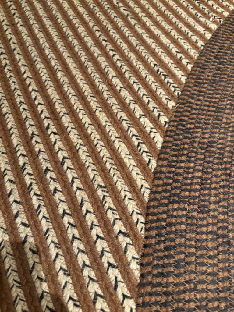 Rue Vintage 74 / Élitis Holiday Black Havane Alfombra