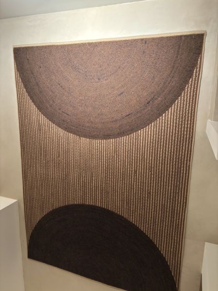 Rue Vintage 74 / Élitis Holiday Black Havane Alfombra