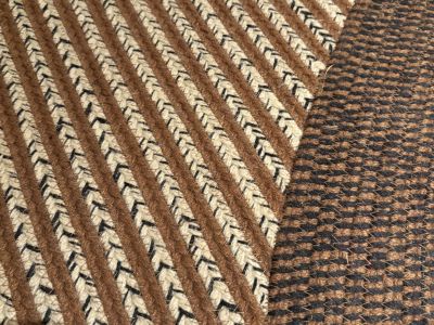 Rue Vintage 74 / Élitis Holiday Black Havane Teppich