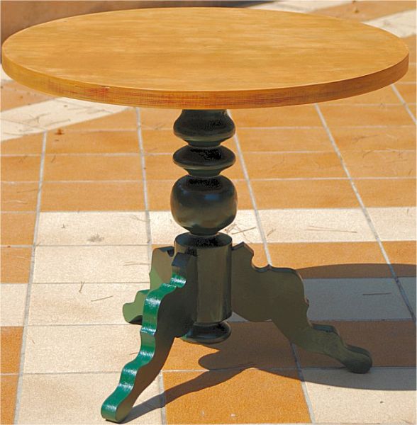 Runder Holztisch im Biedermeier-Stil Ø 70 cm – sehr gut erhalten