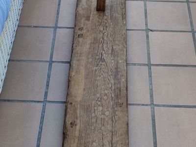 Rustikale Holzbank 250 x 22 x 42 (h) cm aus Mallorca payés Echtholz