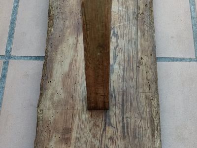 Rustikale Holzbank 250 x 22 x 42 (h) cm aus Mallorca payés Echtholz