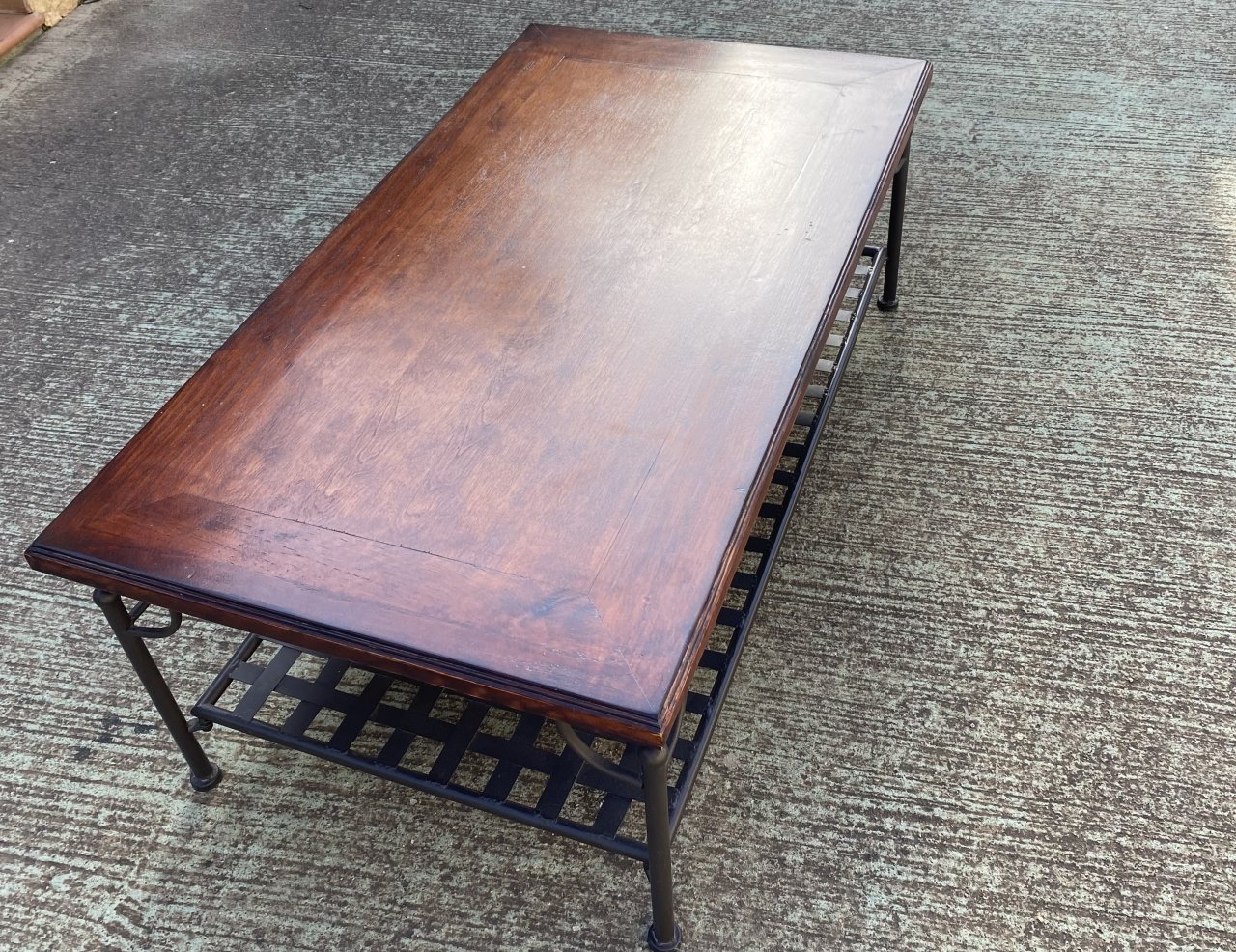Mesa de centro rústica