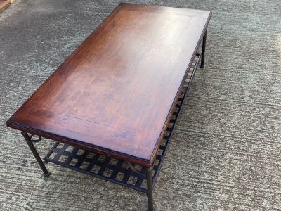 Mesa de centro rústica