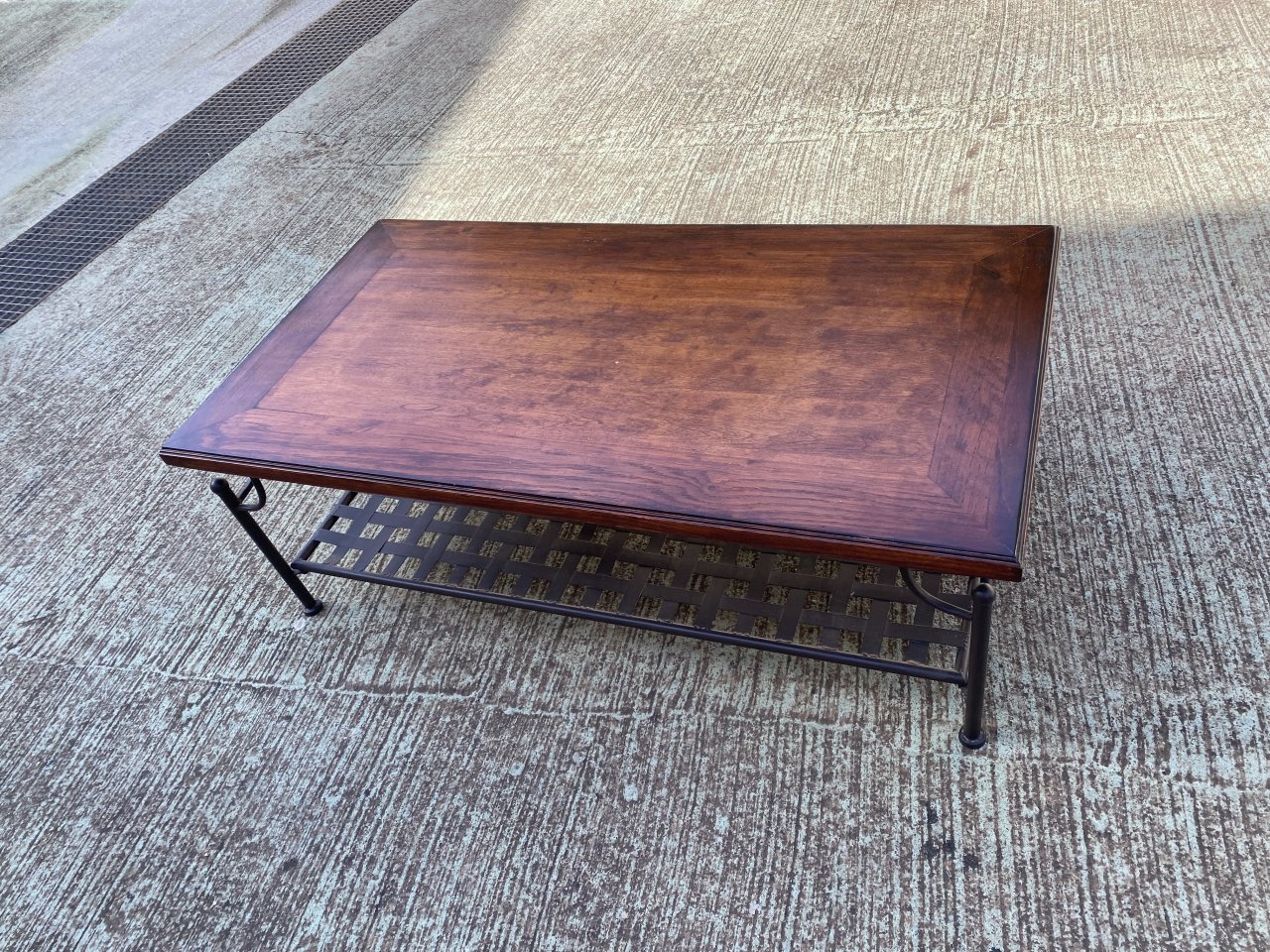 Mesa de centro rústica