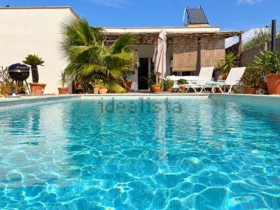 Sa Ràpita: Haus mit Pool, 3 Schlafzimmern und Terrasse zur Langzeitmiete