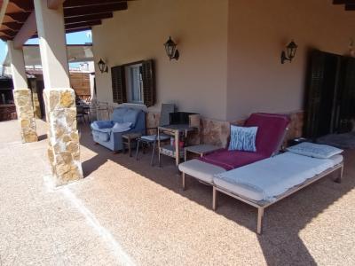 SEASON up to 4 months: Ground-level chalet with pool, AC; Pelett on S Amarrador - Santanyi -- CH 42 