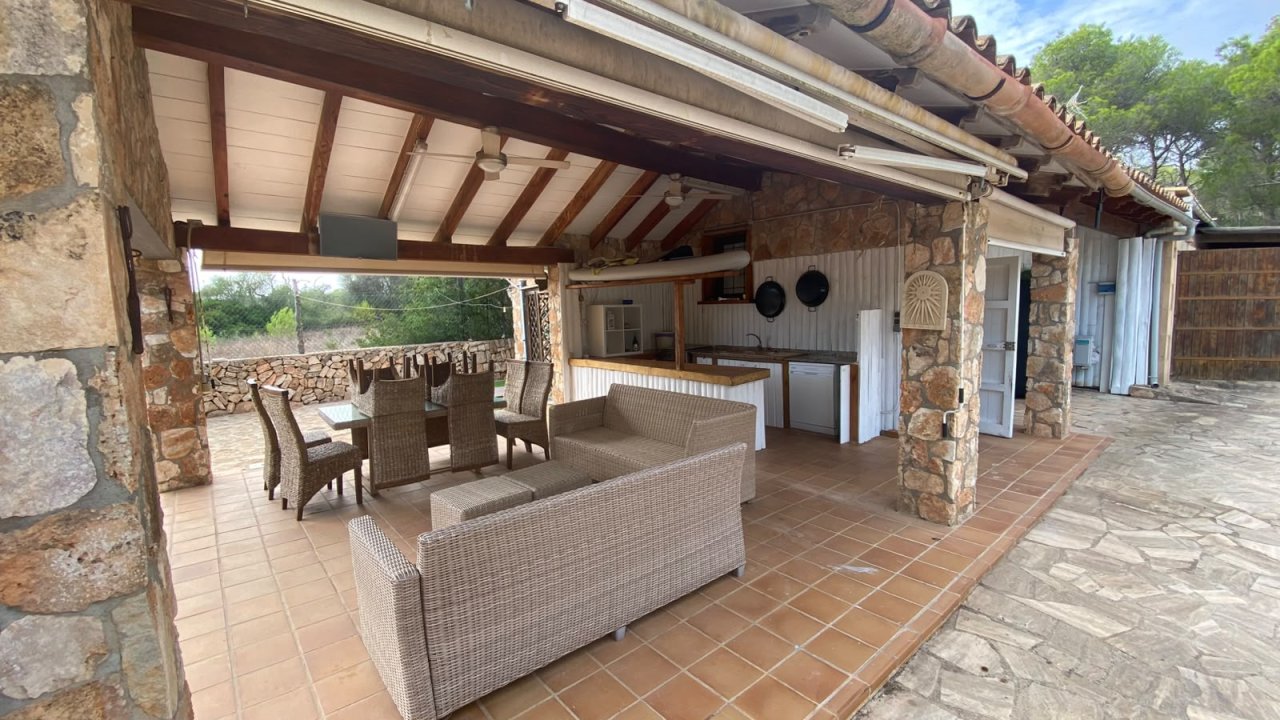 SAISON: Ebenerdiges Chalet in einer Grünzone - nahe der Cala Mondrago - Santanyi - CH 78 T