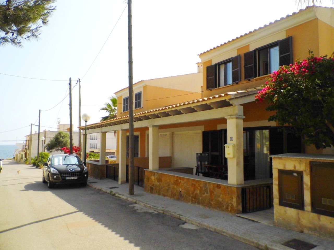 Saison: Ebenerdiges Chalet mit Garten in Sa Rapita-- CH 90 T