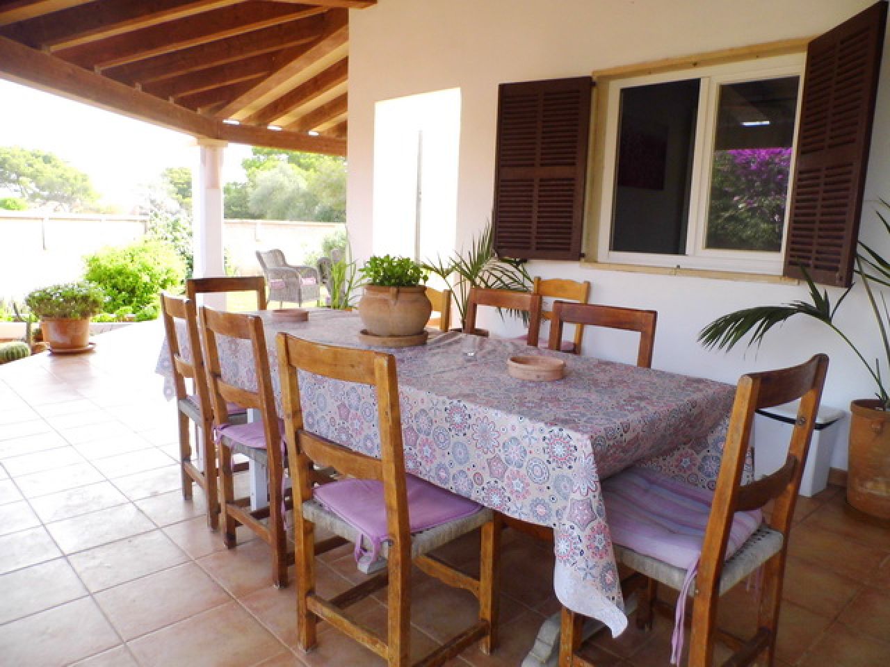 SEASON: Single-storey chalet with garden and fireplace at S Amarrador -- Santanyi -- CH 139 T