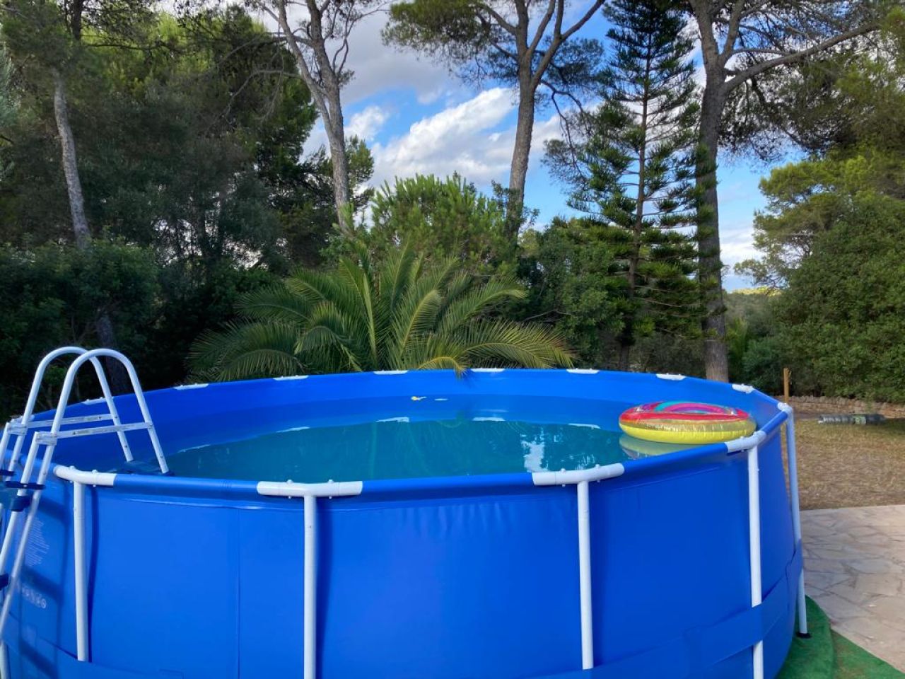 SAISON: Ebenerdiges Chalet mit kleinem Pool und Garten an der Cala Mondrago - Santanyi -- CH 78 T