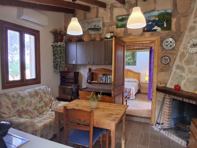 Temporada: Pequeña casita rural con chimenea, AC y jacuzzi cerca de Llucmajor -- C 14 T