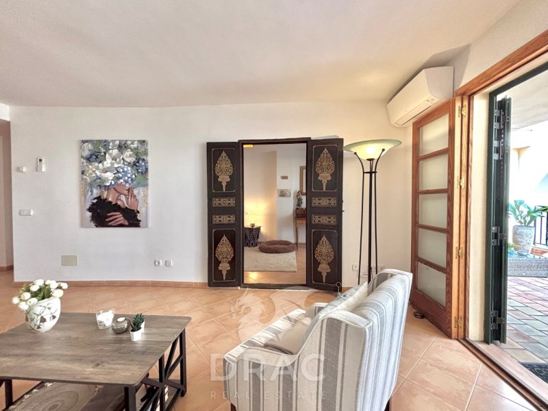 Saison: Modernes Apartment mit Fussbodenheizung in 1. Linie des Hafens von C Figuera-Santanyi- AP 30