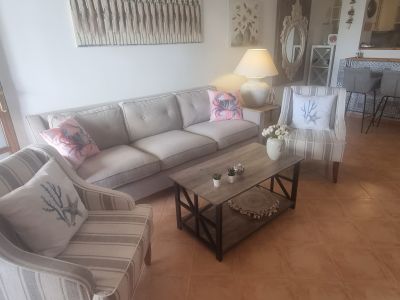 Saison: Modernes Apartment mit Fussbodenheizung in 1. Linie des Hafens von C Figuera-Santanyi- AP 30