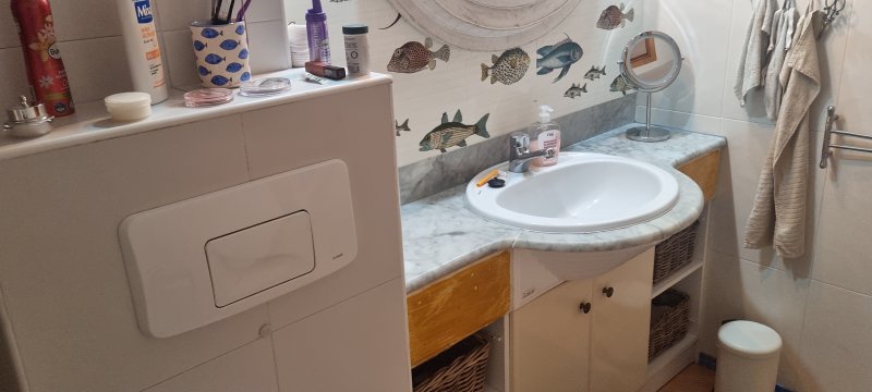 Saison: Modernes Apartment mit Fussbodenheizung in 1. Linie des Hafens von C Figuera-Santanyi- AP 30