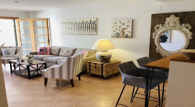 Saison: Modernes Apartment mit Fussbodenheizung in 1. Linie des Hafens von C Figuera-Santanyi- AP 30