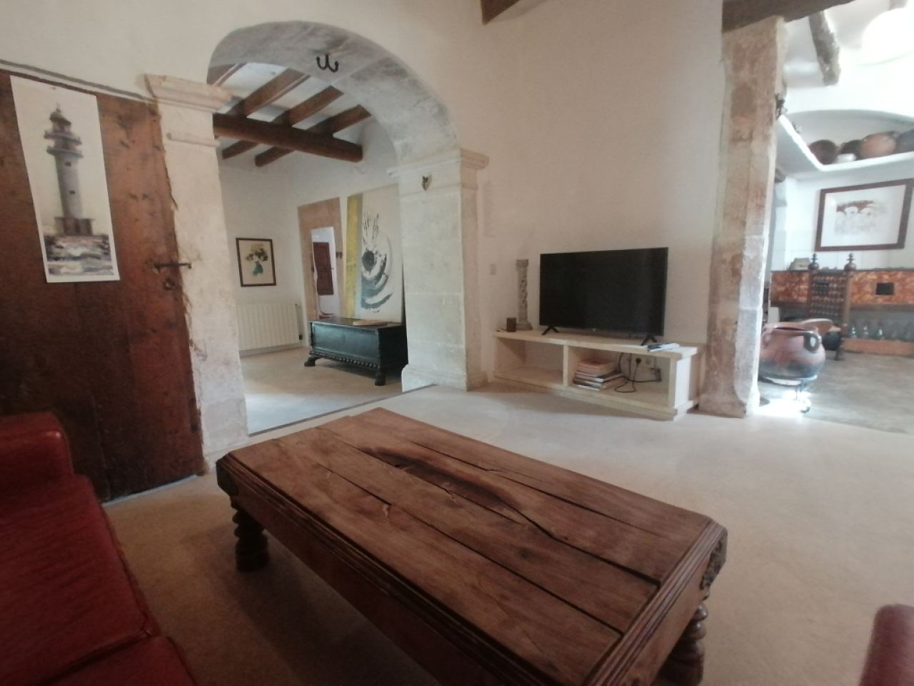 Season: Ground-floor apartment with oil central heating, terrace in the countryside near Cas Concos -- AP 62 T