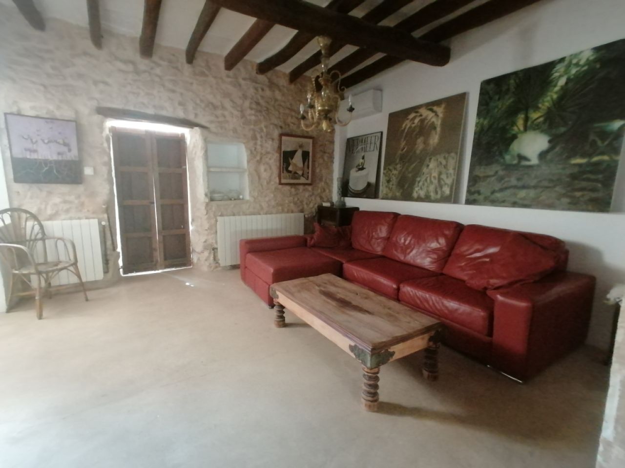 Season: Ground-floor apartment with oil central heating, terrace in the countryside near Cas Concos -- AP 62 T
