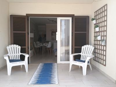 Saison: Parterreapartment mit Vorterrasse und Meerblick in Colonia St. Jordi -- AP 31 T