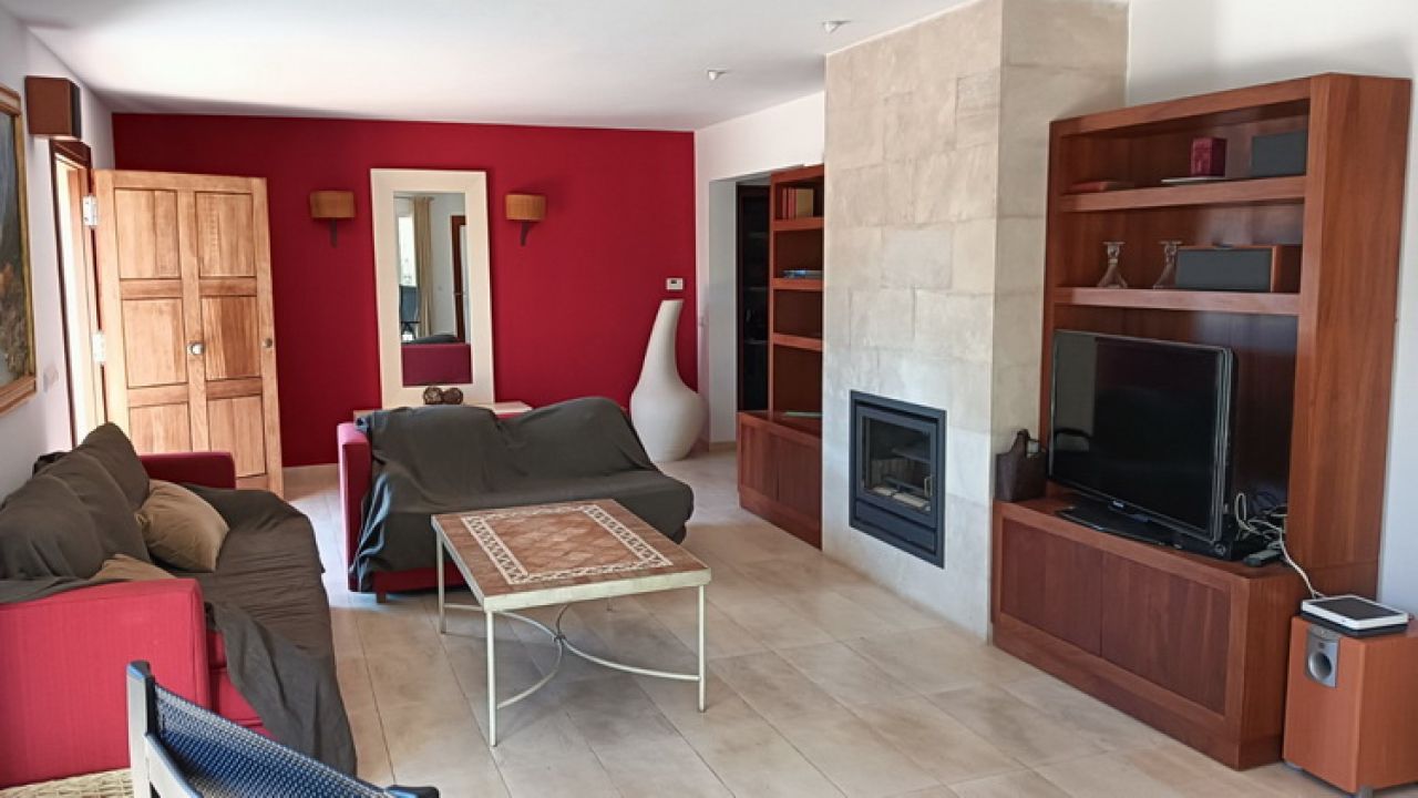 Saison / Winter: Grosses Chalet mit Heizung und schönem Garten bei Estanyol -- Sa Rapita -- CH 67 T