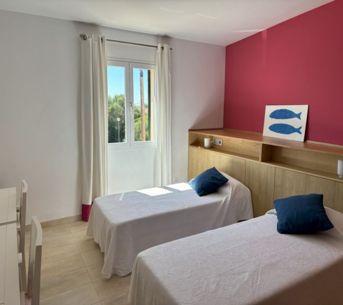 Saison / Winter: Grosses Chalet mit Heizung und schönem Garten bei Estanyol -- Sa Rapita -- CH 67 T