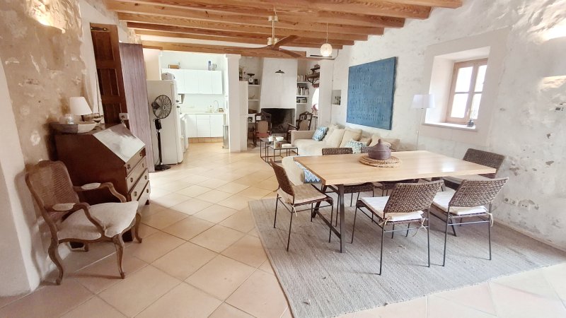 Saison / WInter: Rustikales Dorfhaus mit Garten in einer Dorfsiedlung Sa Sorda - Campos -- DH 40