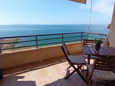 Season 26/27: Modern apartment in first line of the coast of St Jordi --- AP 10 T