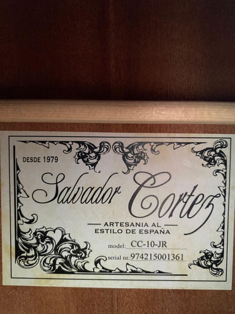 Salvador Cortez Classical Guitar 3/4 for Children