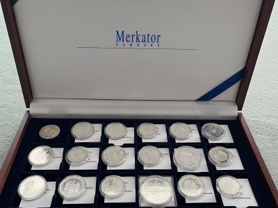Sammlung Silbermünzen 79 Stück