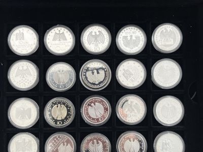 Sammlung Silbermünzen 79 Stück
