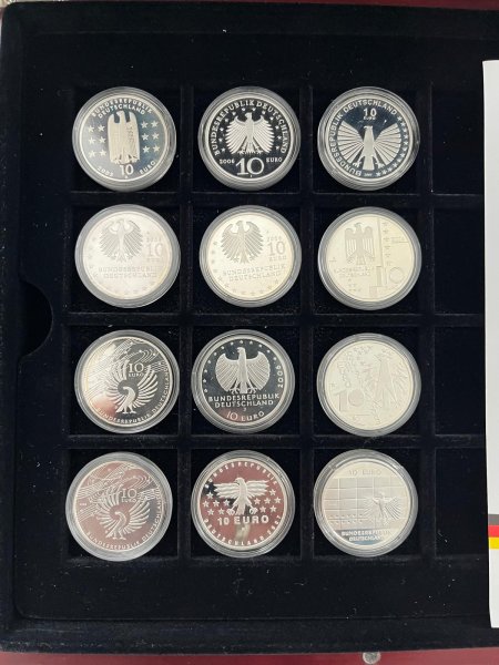 Sammlung Silbermünzen 79 Stück