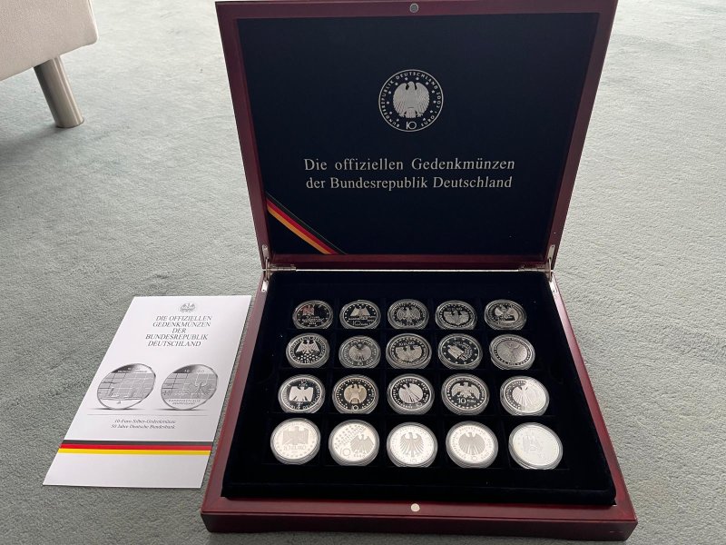 Sammlung Silbermünzen 79 Stück