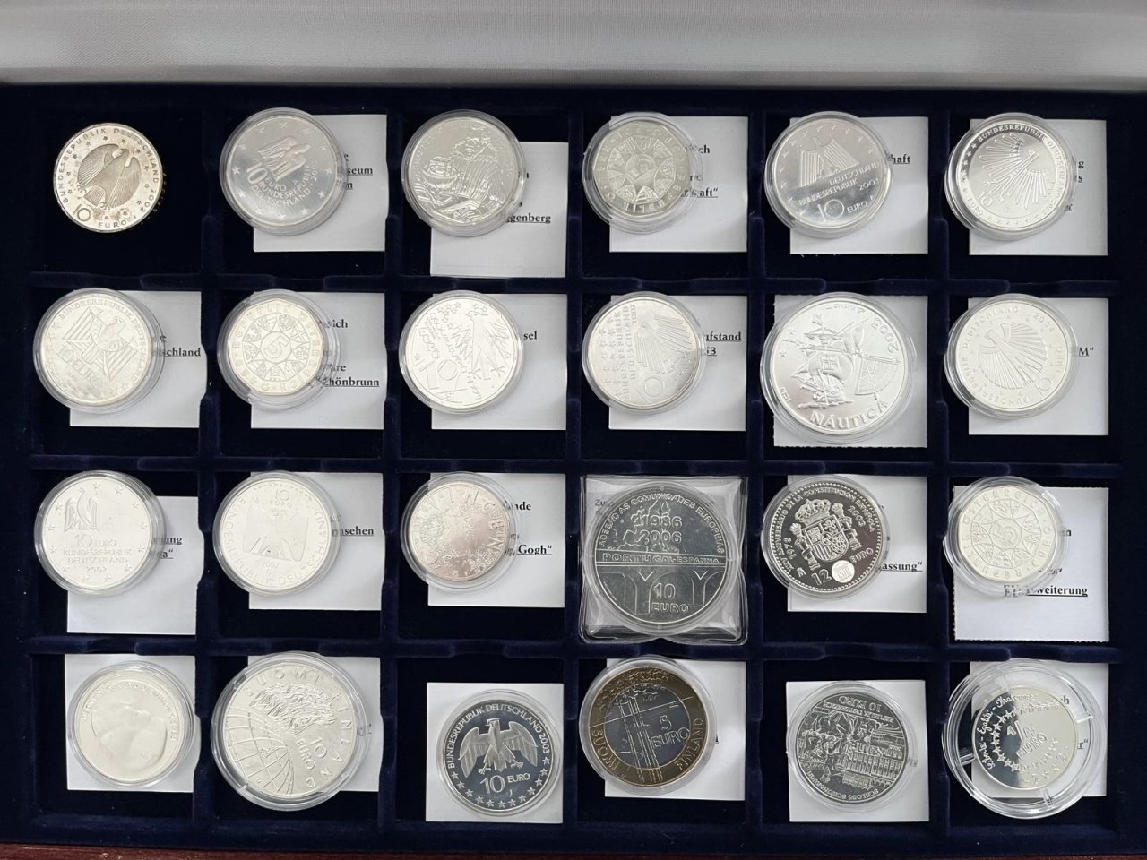 Sammlung Silbermünzen 79 Stück