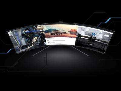 Monitor Samsung de 49" curvo - Juegos