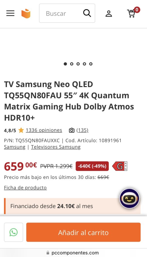 Samsung 55 TQ55QN80FAUXXC
