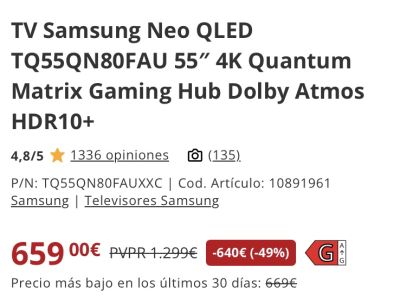 Samsung 55 TQ55QN80FAUXXC