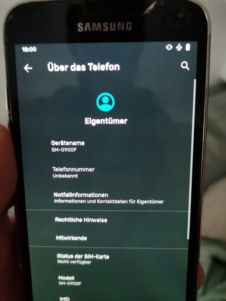 Samsung Galaxy S5 LineageOS "DEgoogled" TOP