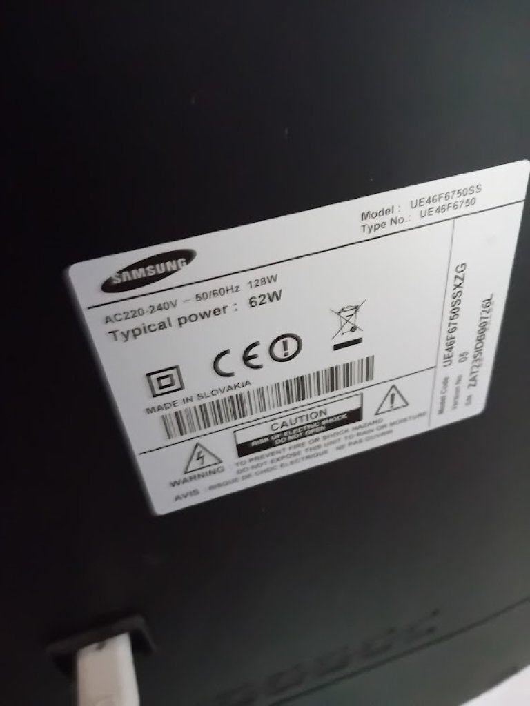 SAMSUNG TV WLAN UE46F6750SS Silber 46"