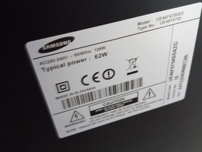 SAMSUNG TV WLAN UE46F6750SS Silber 46"