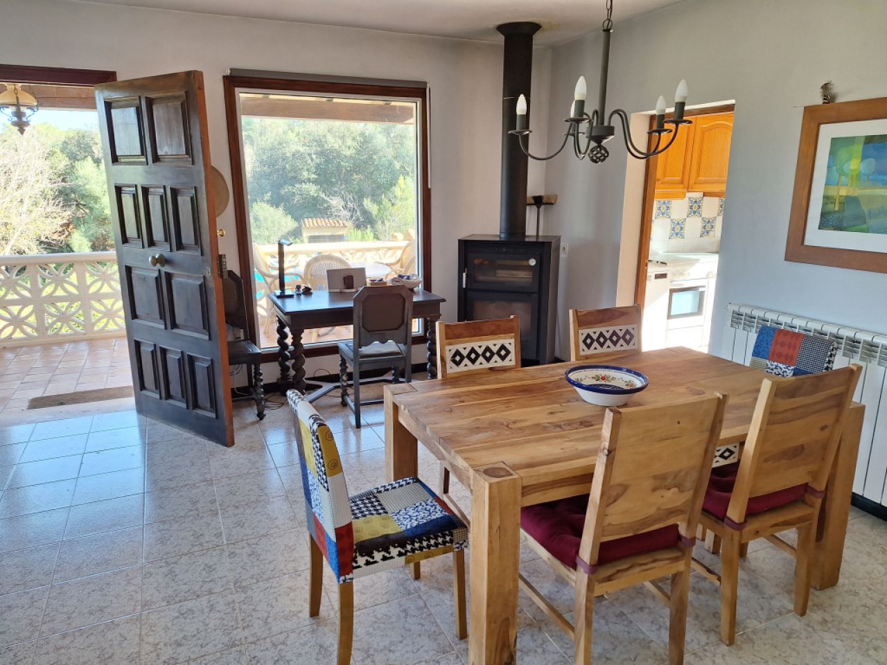 SANT JOAN (CENTRE OF THE ISLAND): Charming finca with pool, private well, guest apartment and 82 m² shed