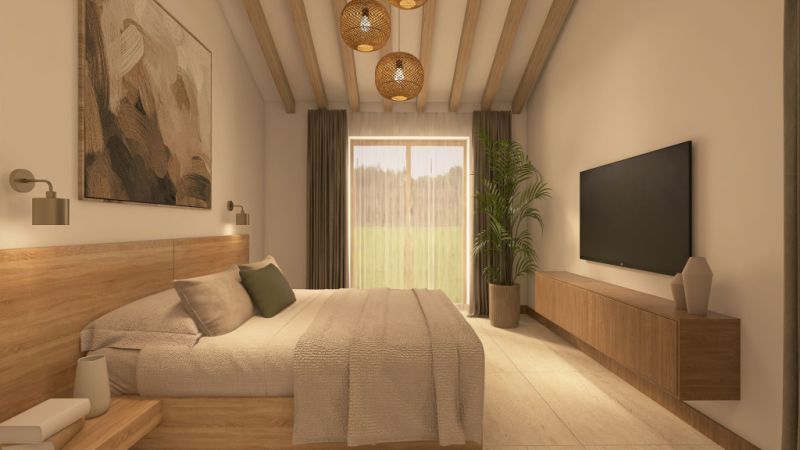 SANT JOAN / PETRA: Ländliches Grundstück MIT BAUGENEHMIGUNG für eine Finca zu verkaufen