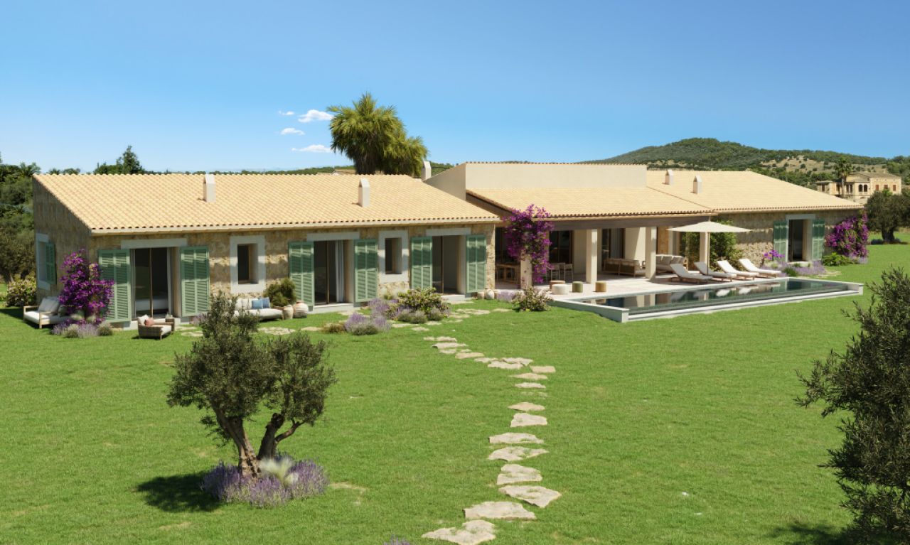 SANT JOAN / PETRA: Ländliches Grundstück MIT BAUGENEHMIGUNG für eine Finca zu verkaufen