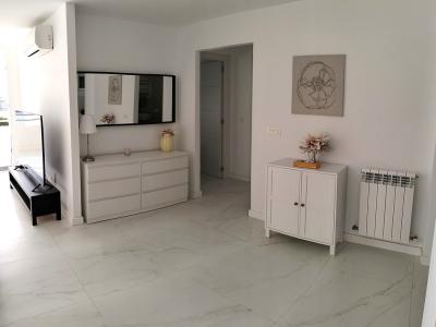 SANTA PONSA: Ruhige, renovierte möblierte 2 SZ-Wohnung mit Meerblick-Terrasse, Heizung & Pool zu VM
