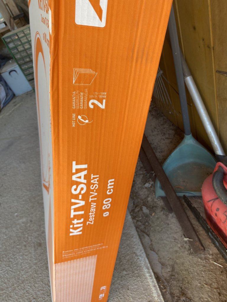 Sat-schüssel (Parabolantenne) neu, 80 cm zu verkaufen