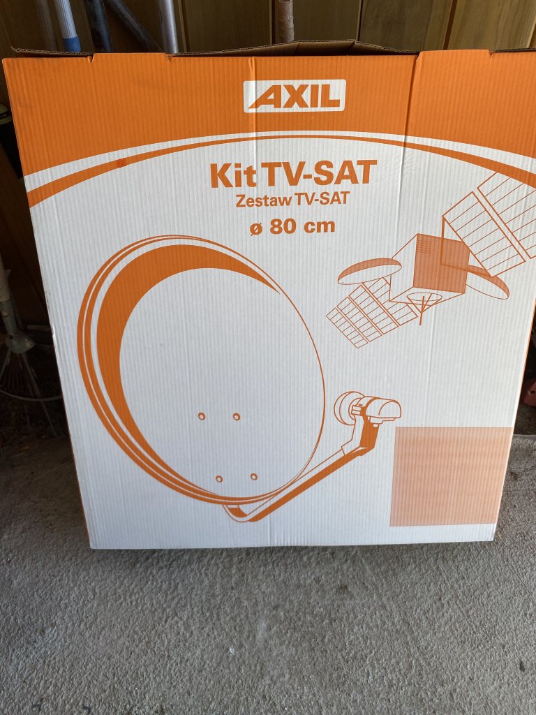 Sat-schüssel (Parabolantenne) neu, 80 cm zu verkaufen