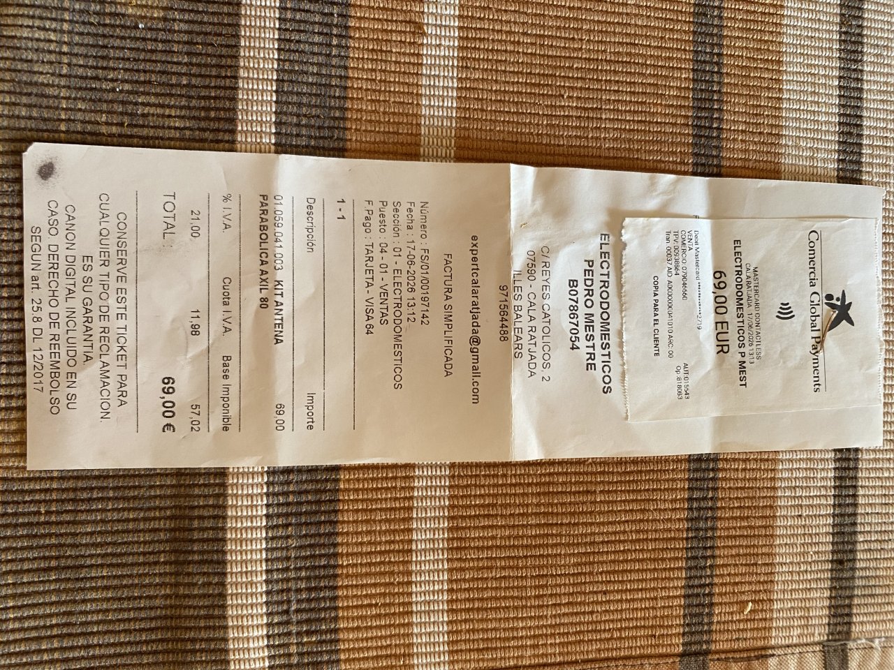 Sat-schüssel (Parabolantenne) neu, 80 cm zu verkaufen