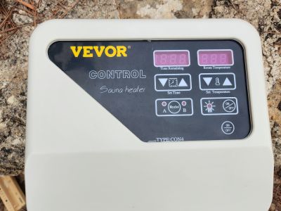 Estufa de sauna con control, etc., etc.