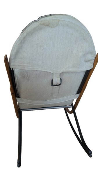 Mecedora Paul Tuttle para Strässle International (1972) - Mediados de Siglo